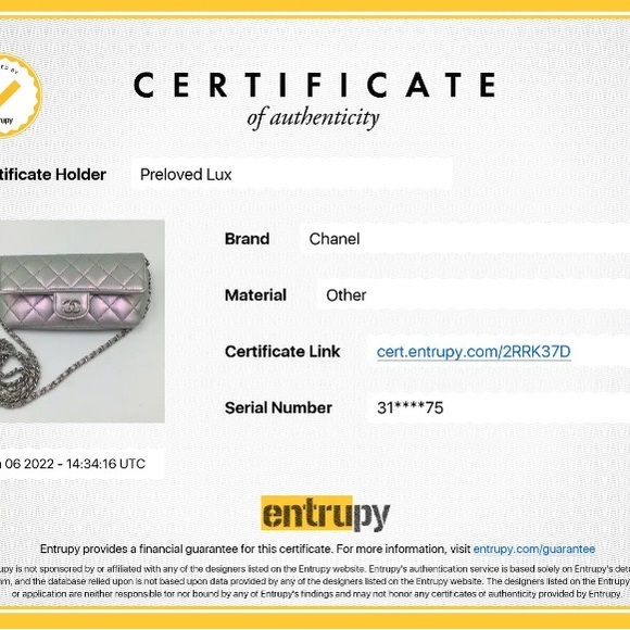 Authentic CHANEL Iridescent Purple Calfskin Mini Flap Crossbody Bag in SHW - Picture 14 of 14